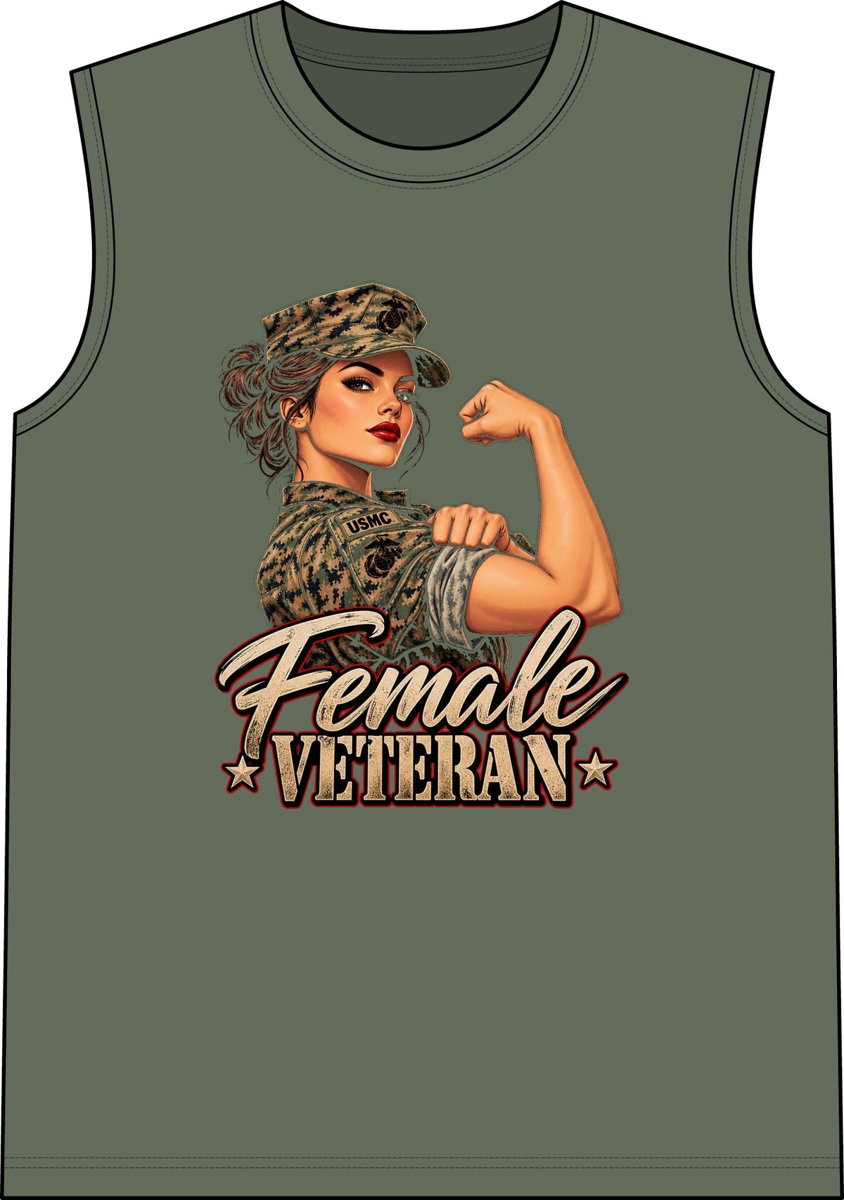 Female Veteran Pride - Classic Tank