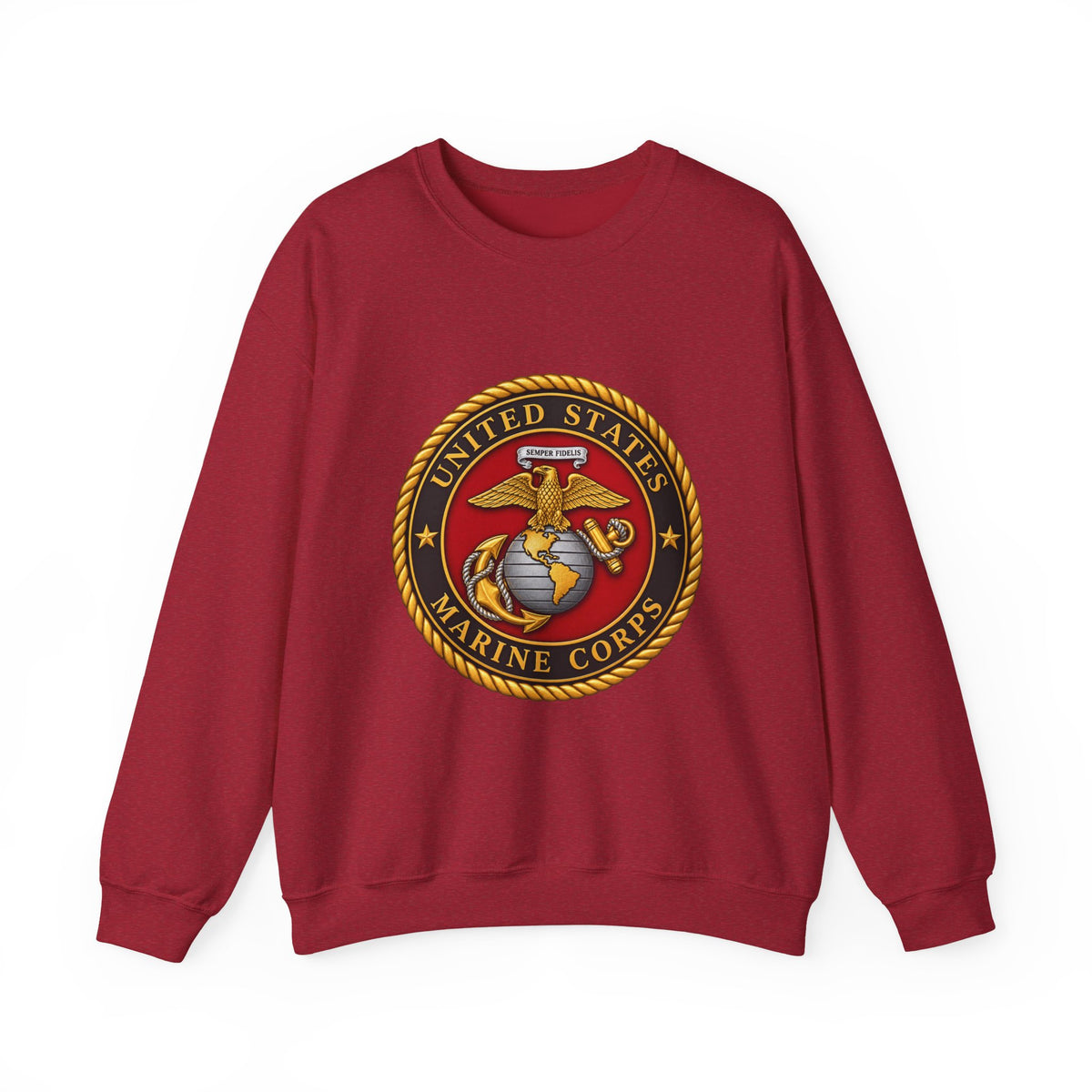U.S. Marine Corps Emblem - Crewneck Sweatshirt