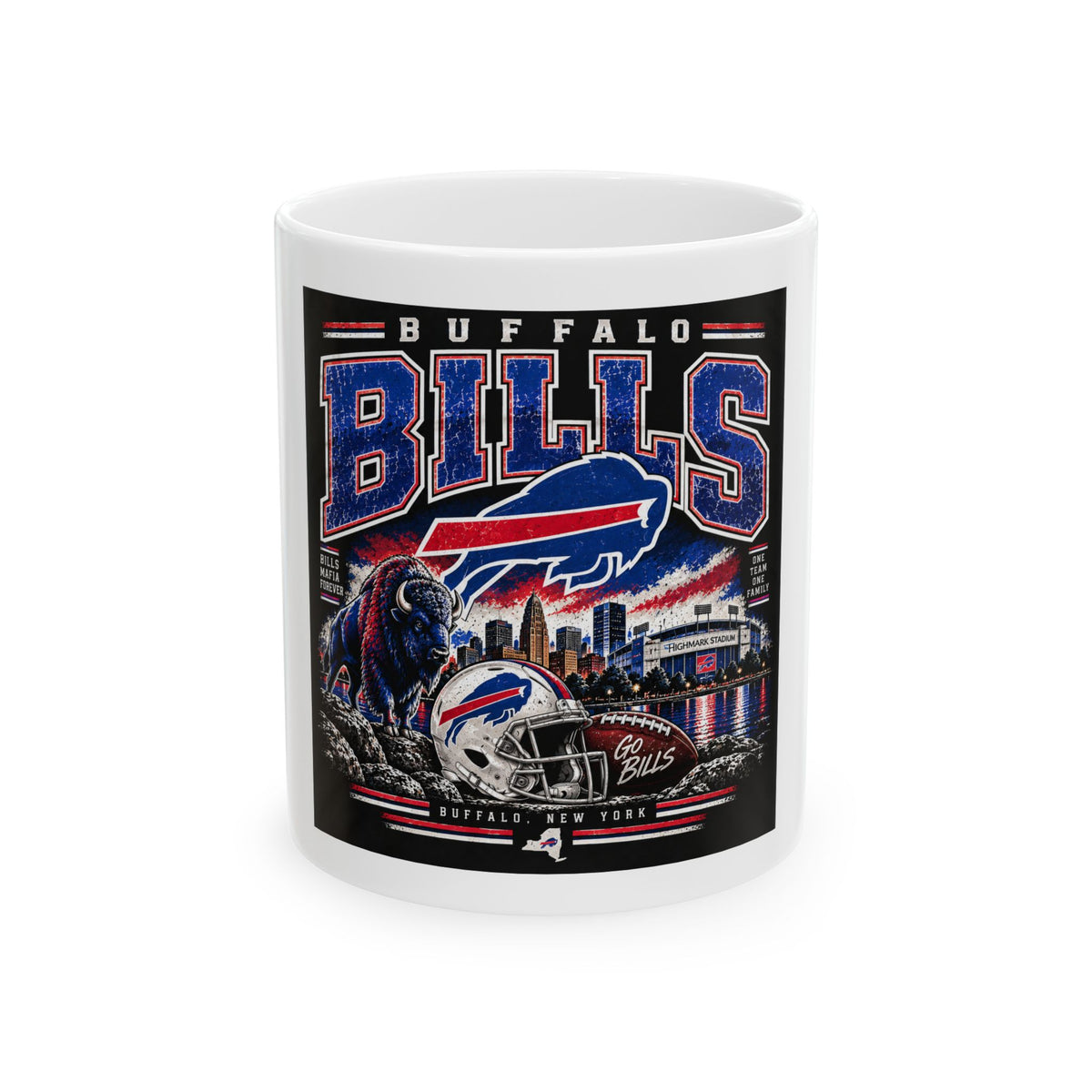 Buffalo Bills Dynasty - Ceramic Mug 11oz and 15oz