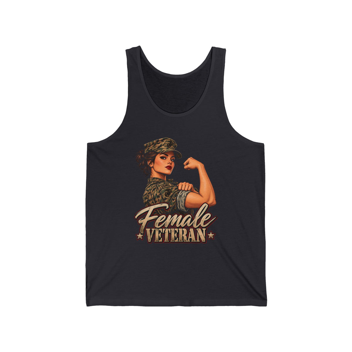 Female Veteran Pride - Athletic Tank