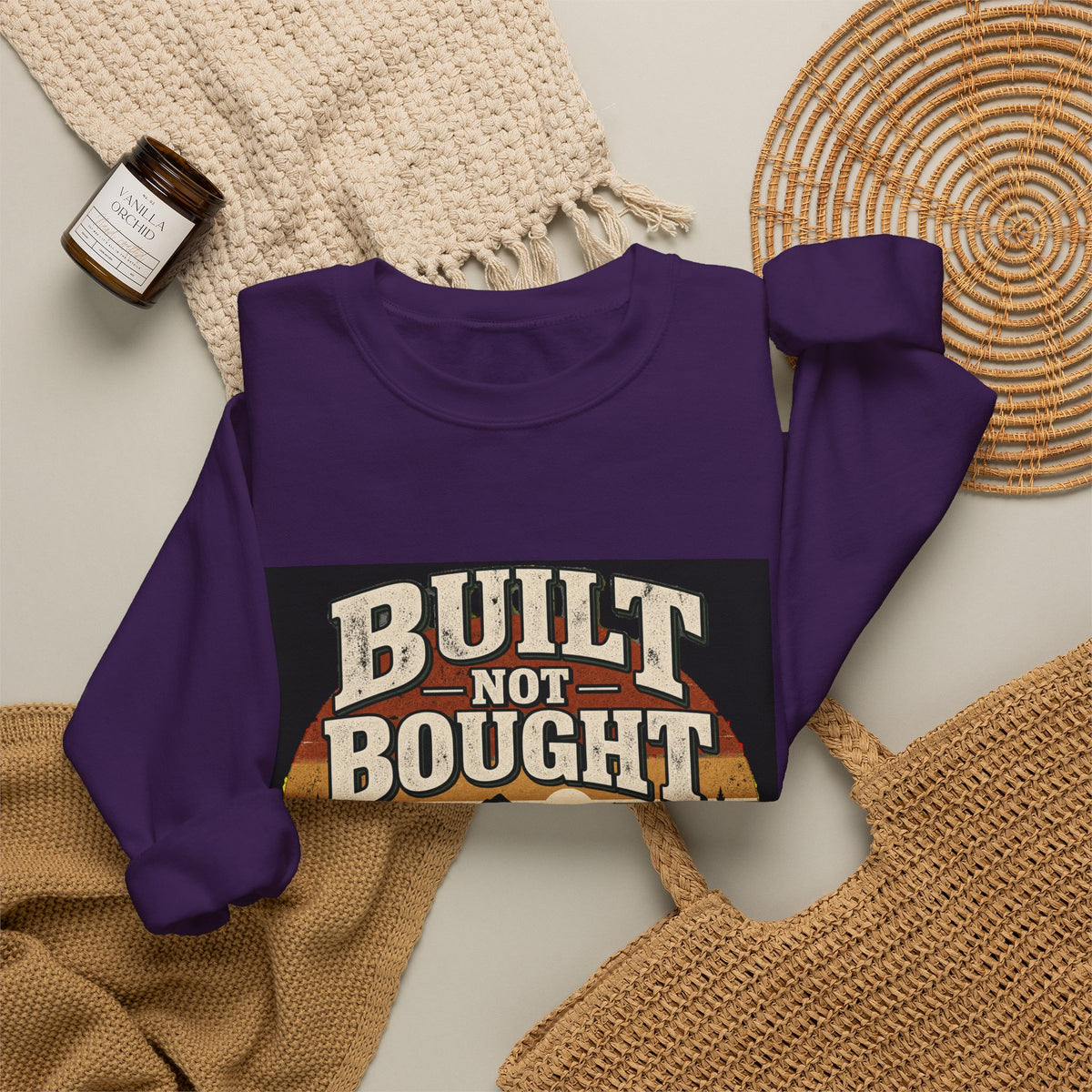 Built Not Bought - Crewneck Sweatshirt