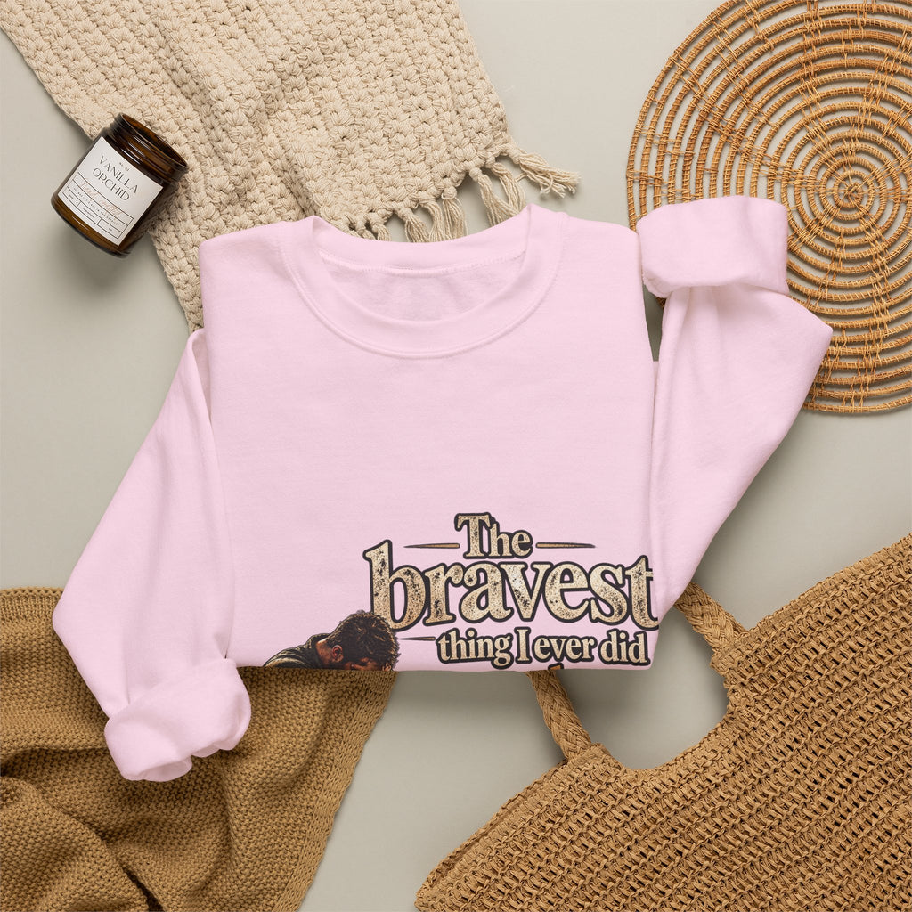 The Bravest Thing I Ever Did Was Keep Living - Crewneck Sweatshirt