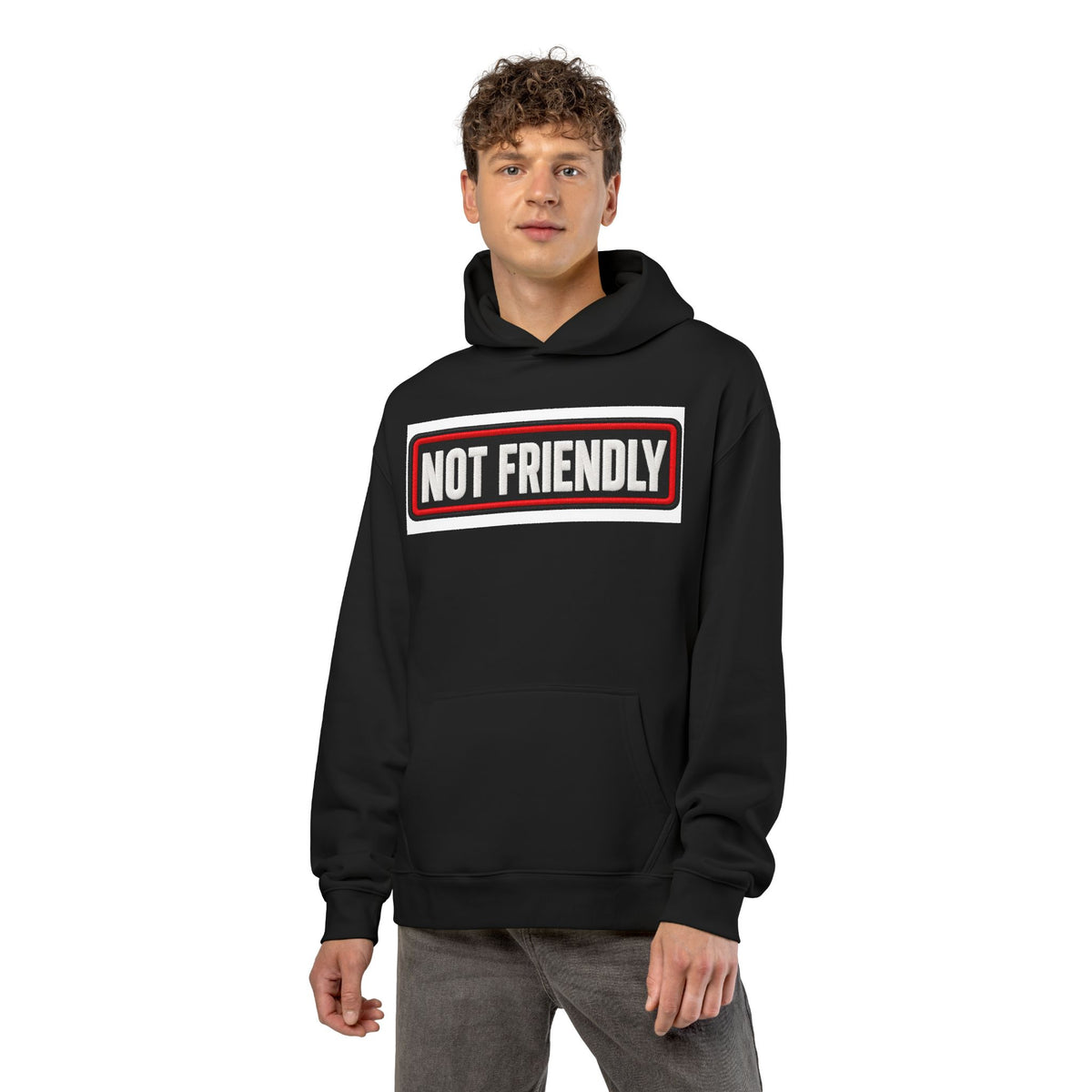 Not Friendly - Service Dog Patch - Hoodie