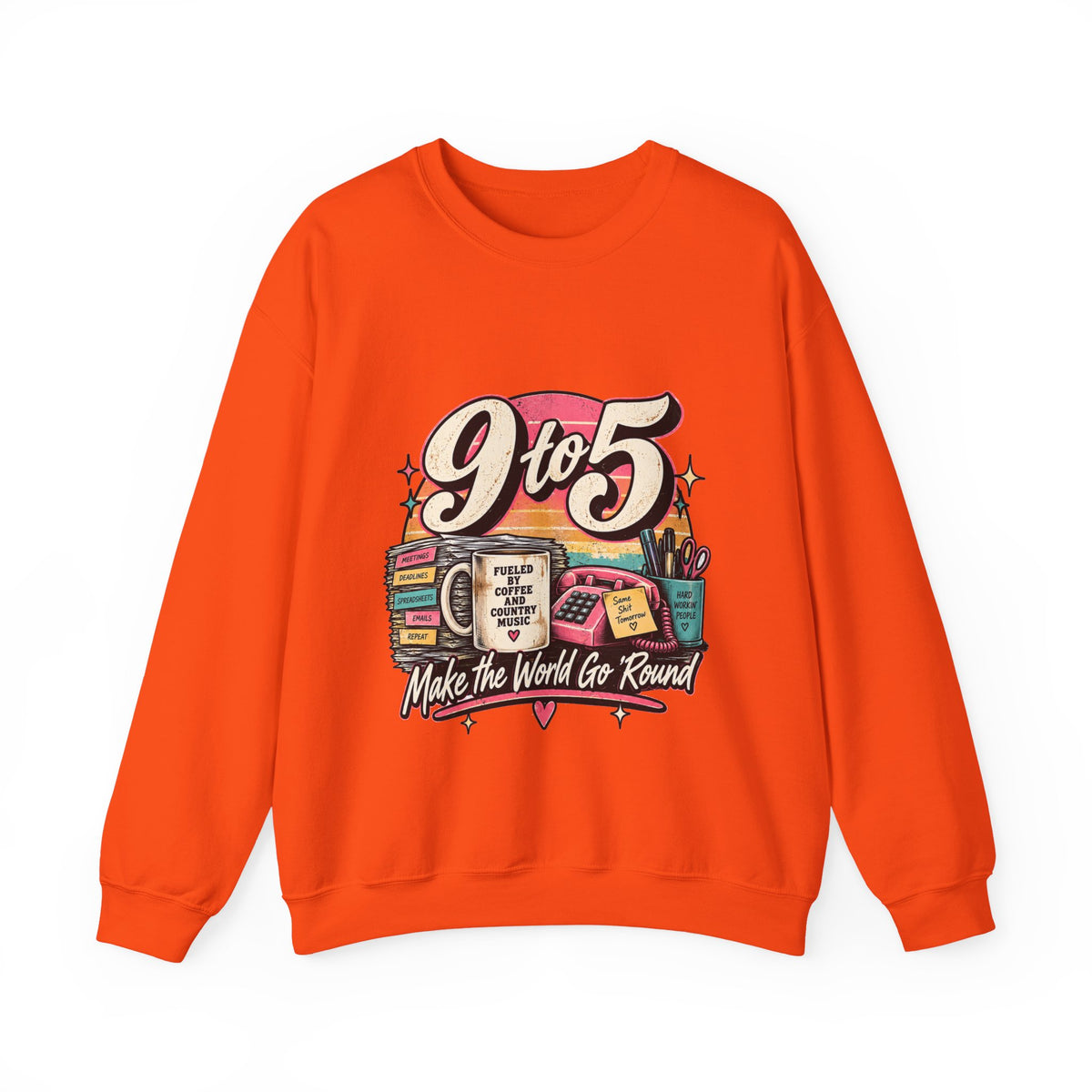 9to5 Make the World Go Round - Crewneck Sweatshirt