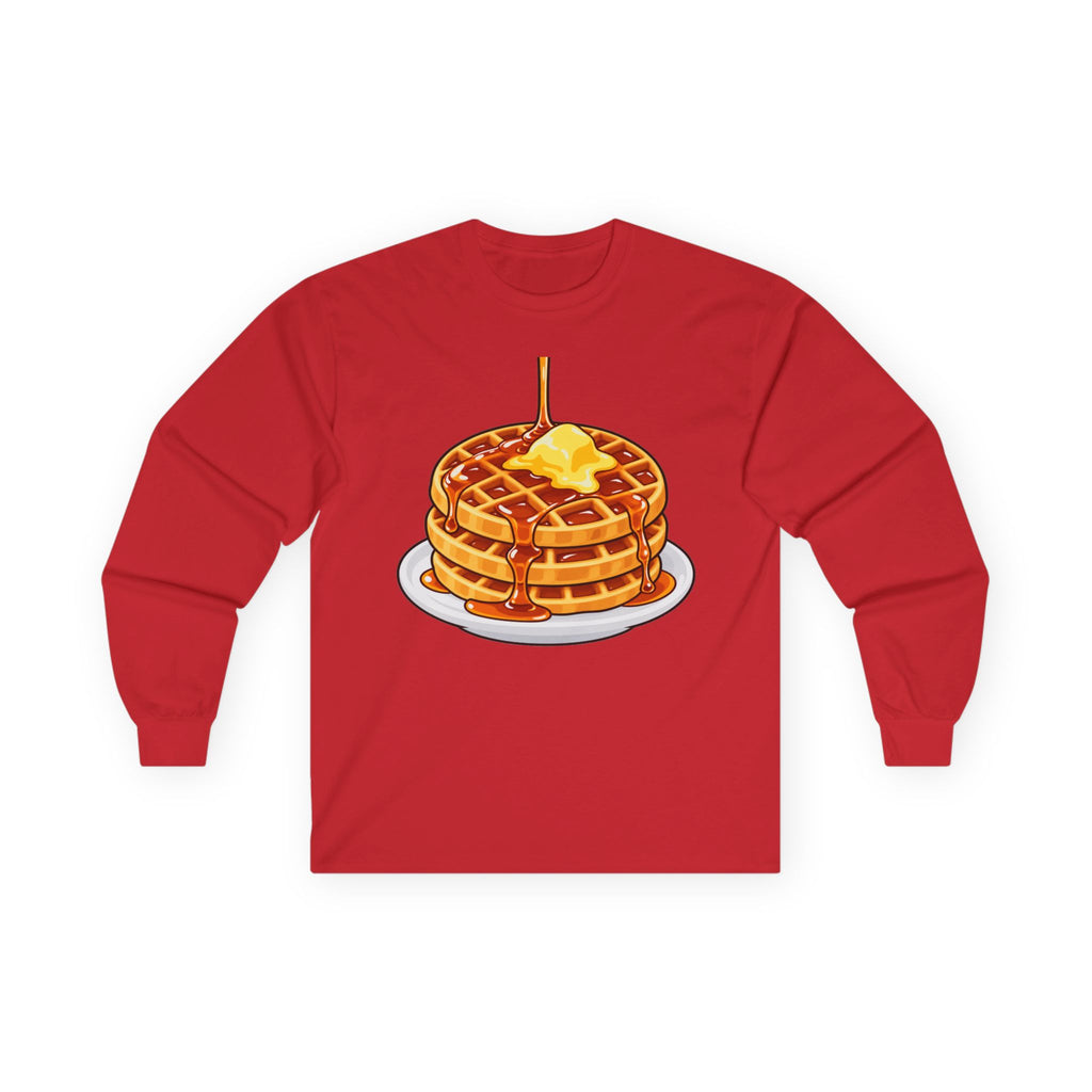 Cartoon Waffles - Unisex Ultra Cotton Long Sleeve Tee