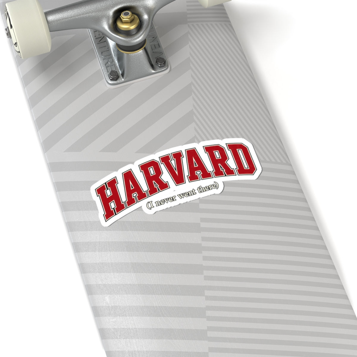 Harvard - I Never Went There - Kiss-Cut Sticker