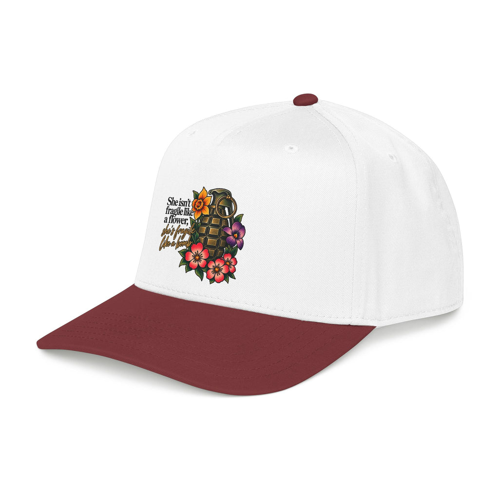Fragile Like a Bomb - Floral Grenade - OTTO Baseball Hat