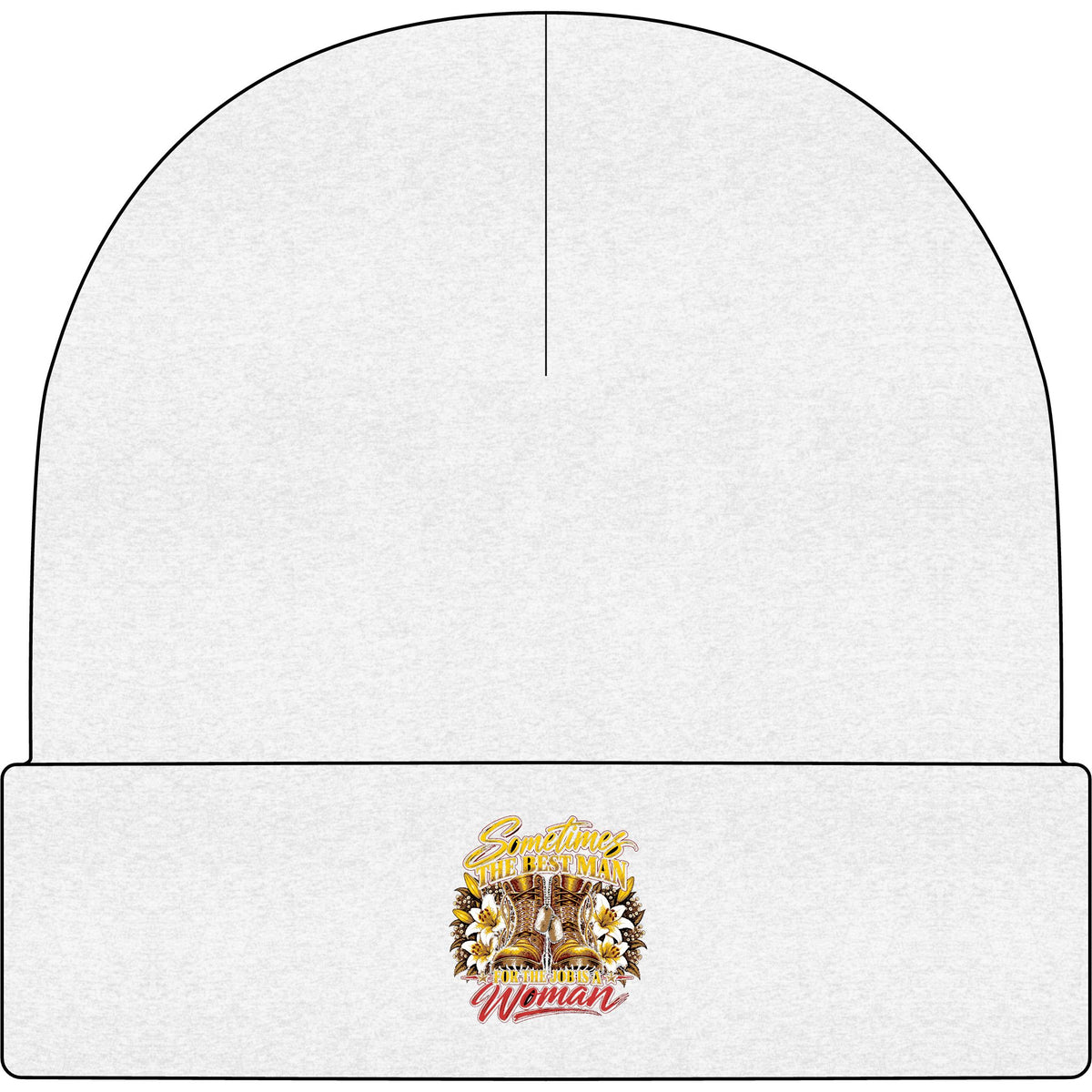 Sometimes Best Man Woman - AS Colour 1107 Cuff Beanie
