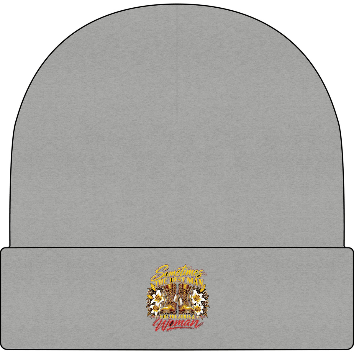 Sometimes Best Man Woman - AS Colour 1107 Cuff Beanie