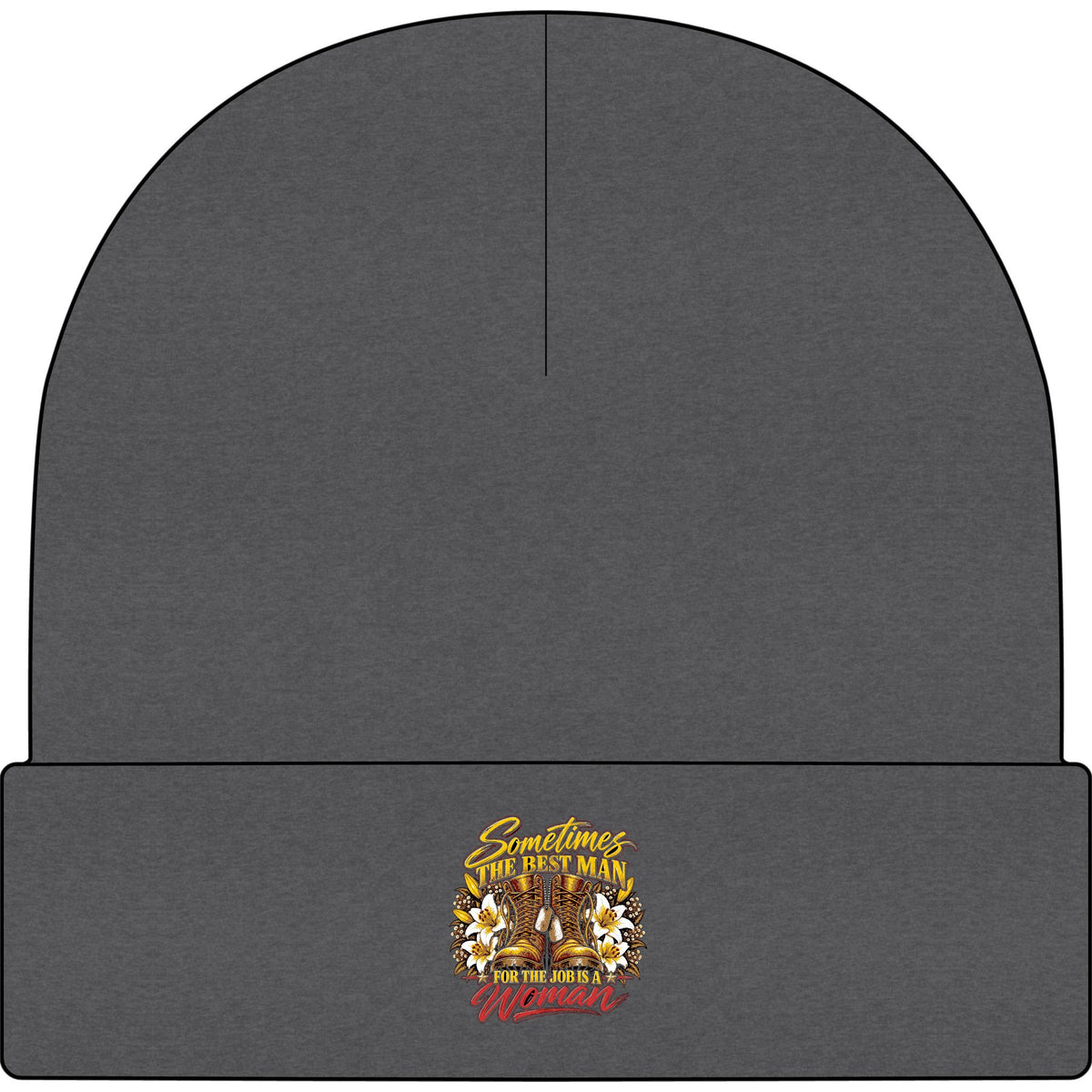 Sometimes Best Man Woman - AS Colour 1107 Cuff Beanie