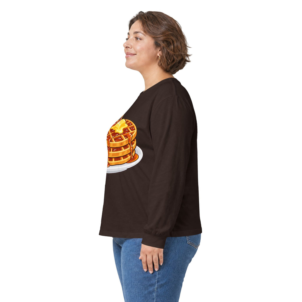 Cartoon Waffles - Unisex Ultra Cotton Long Sleeve Tee