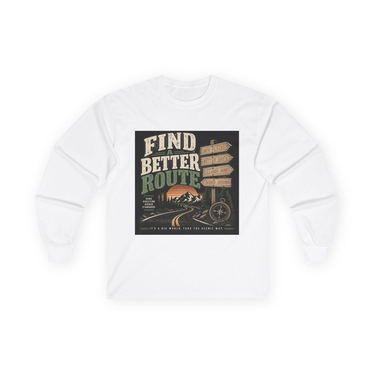 Find A Better Route - Unisex Ultra Cotton Long Sleeve Tee