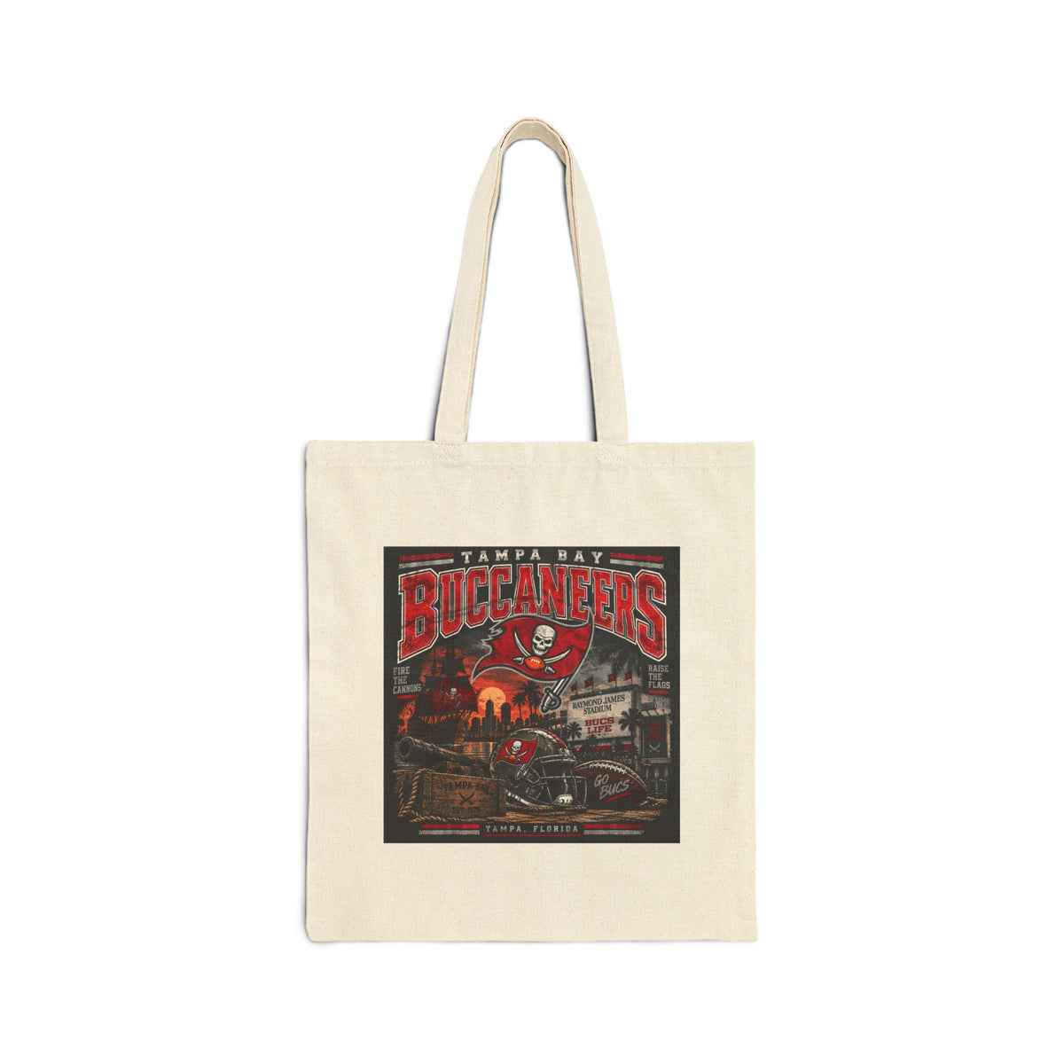 Tampa Bay Buccaneers Pirate Heritage - Canvas Tote