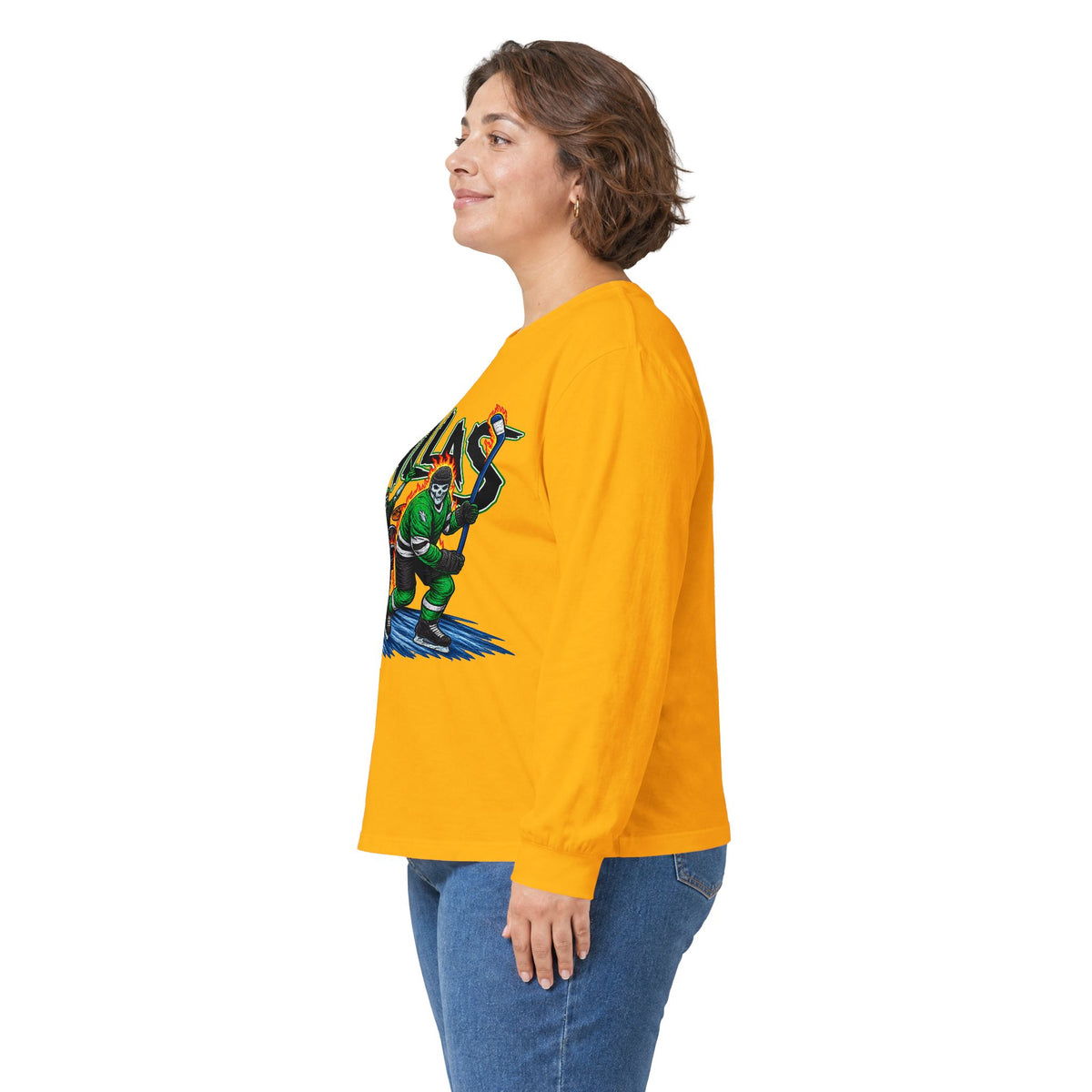 Dallas Stars Skeleton - Unisex Ultra Cotton Long Sleeve Tee