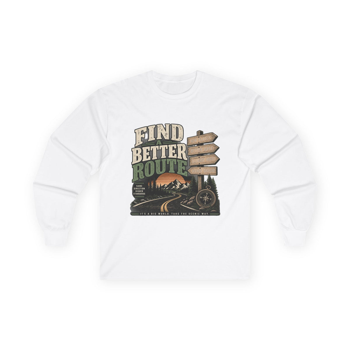 Find A Better Route - Unisex Ultra Cotton Long Sleeve Tee