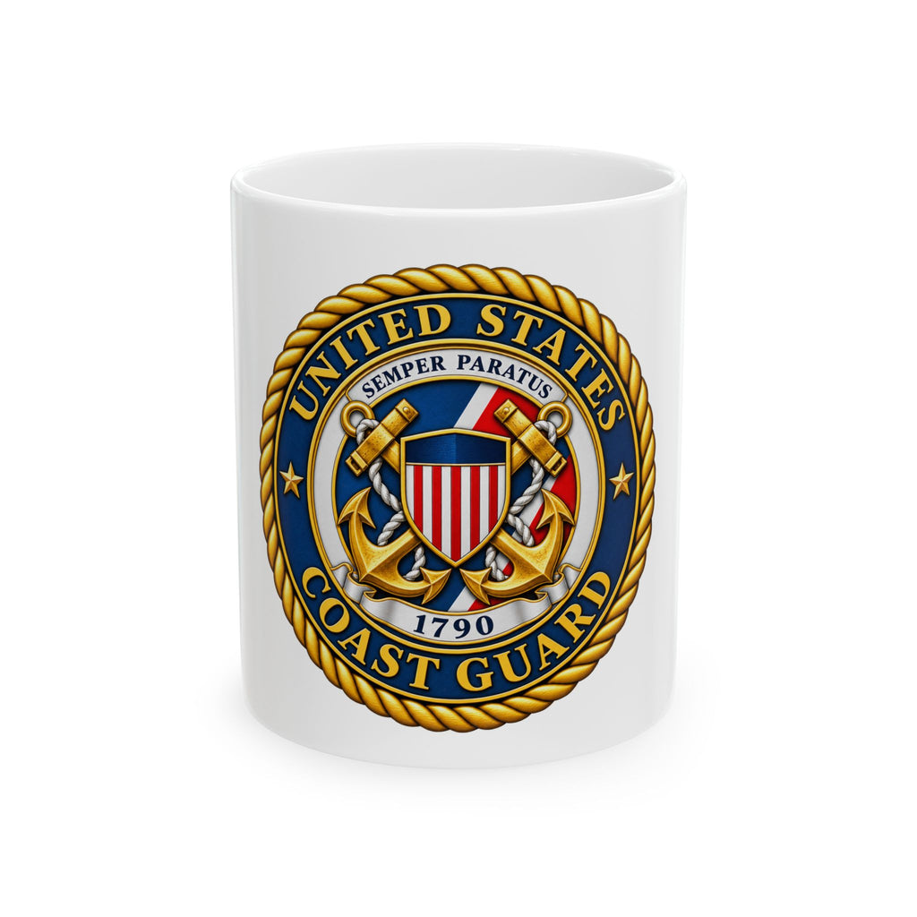U.S. Coast Guard Emblem - Ceramic Mug 11oz and 15oz