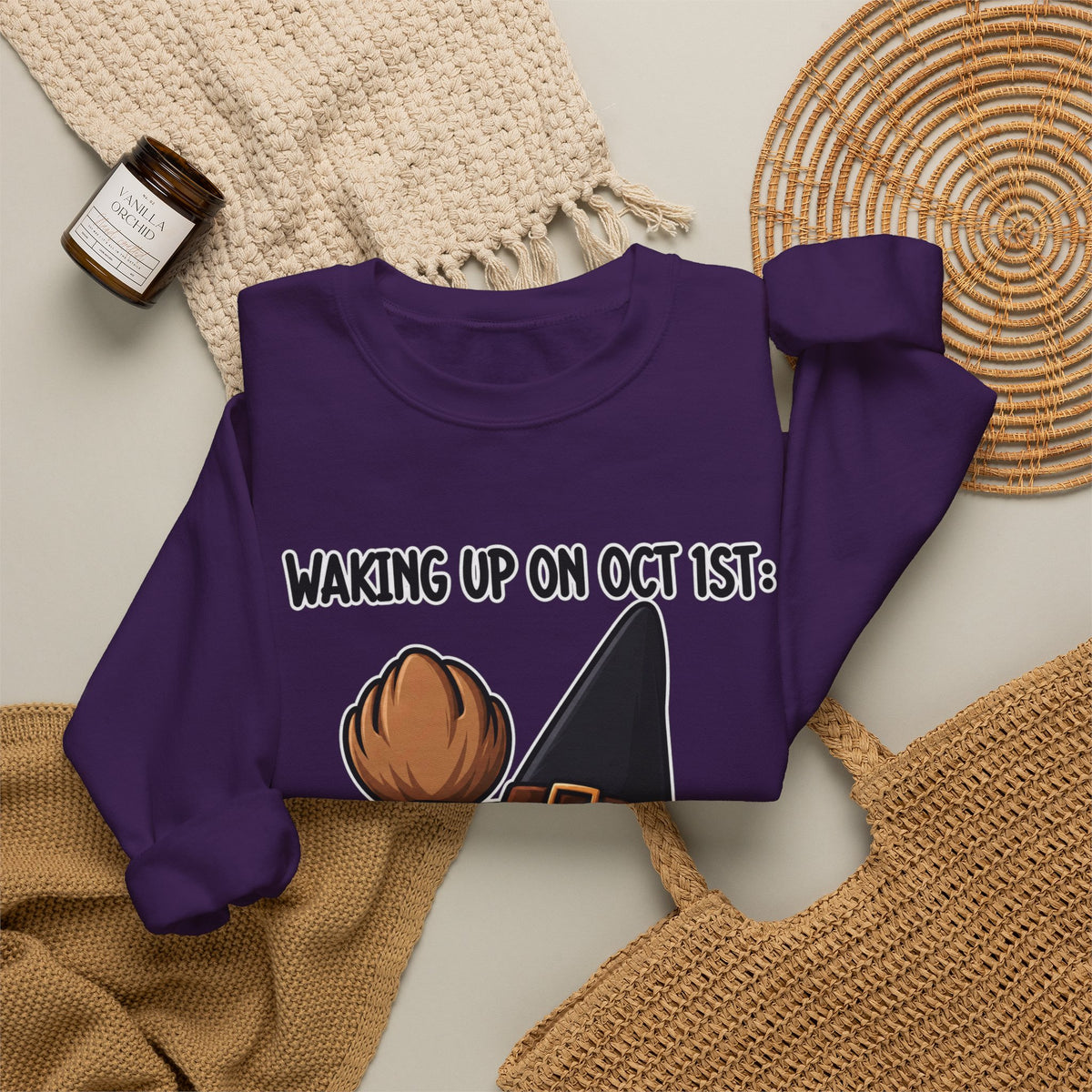 Waking Up On Oct 1st - Crewneck Sweatshirt