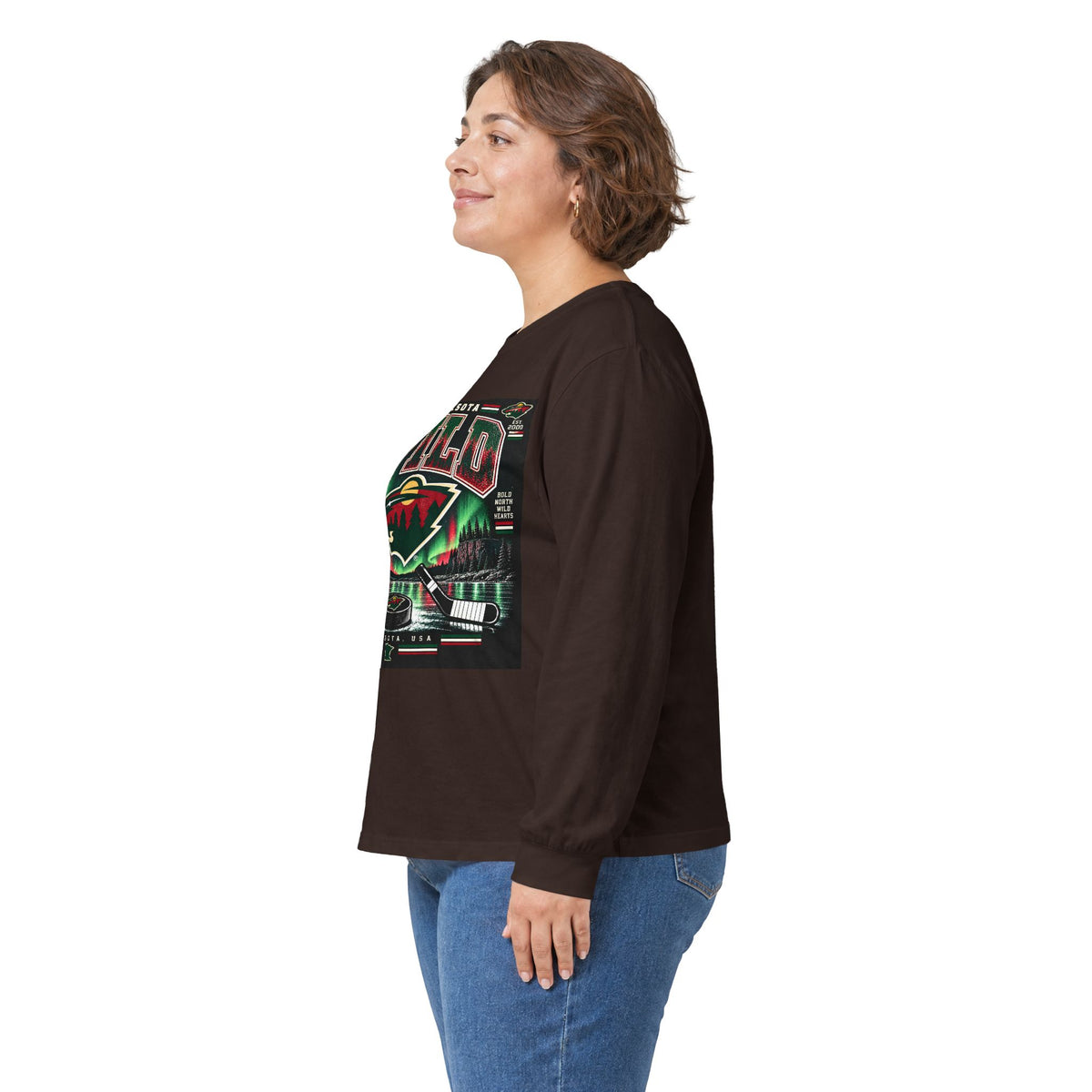 Wild North Hockey Tee - Unisex Ultra Cotton Long Sleeve Tee