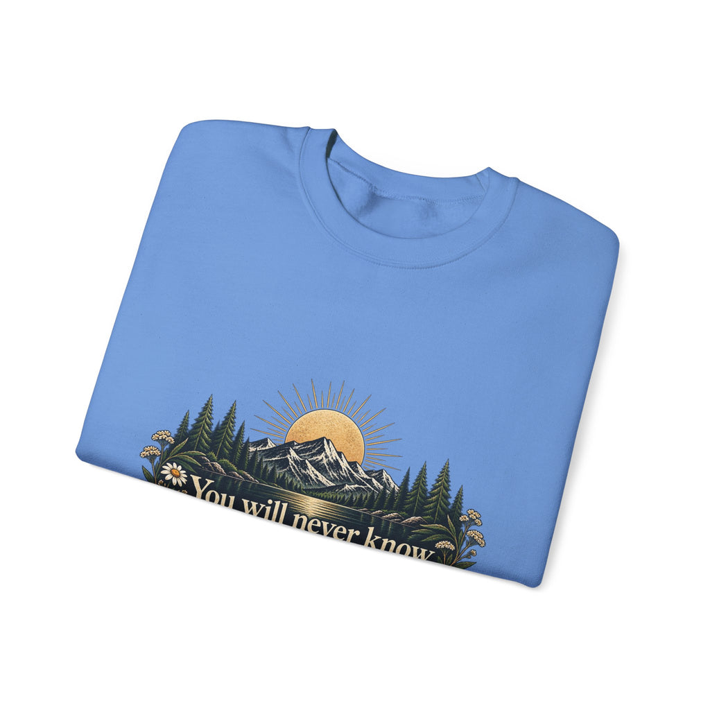 You Will Never Know The Violence It Took To Become This Peaceful - Crewneck Sweatshirt