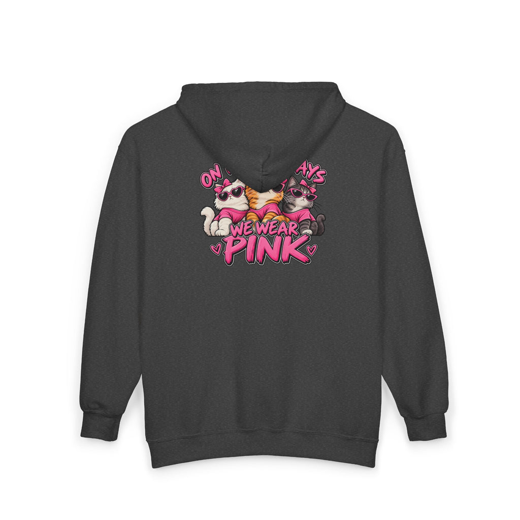 On Wednesdays We Wear Pink - Full-Zip Hooded Sweatshirt