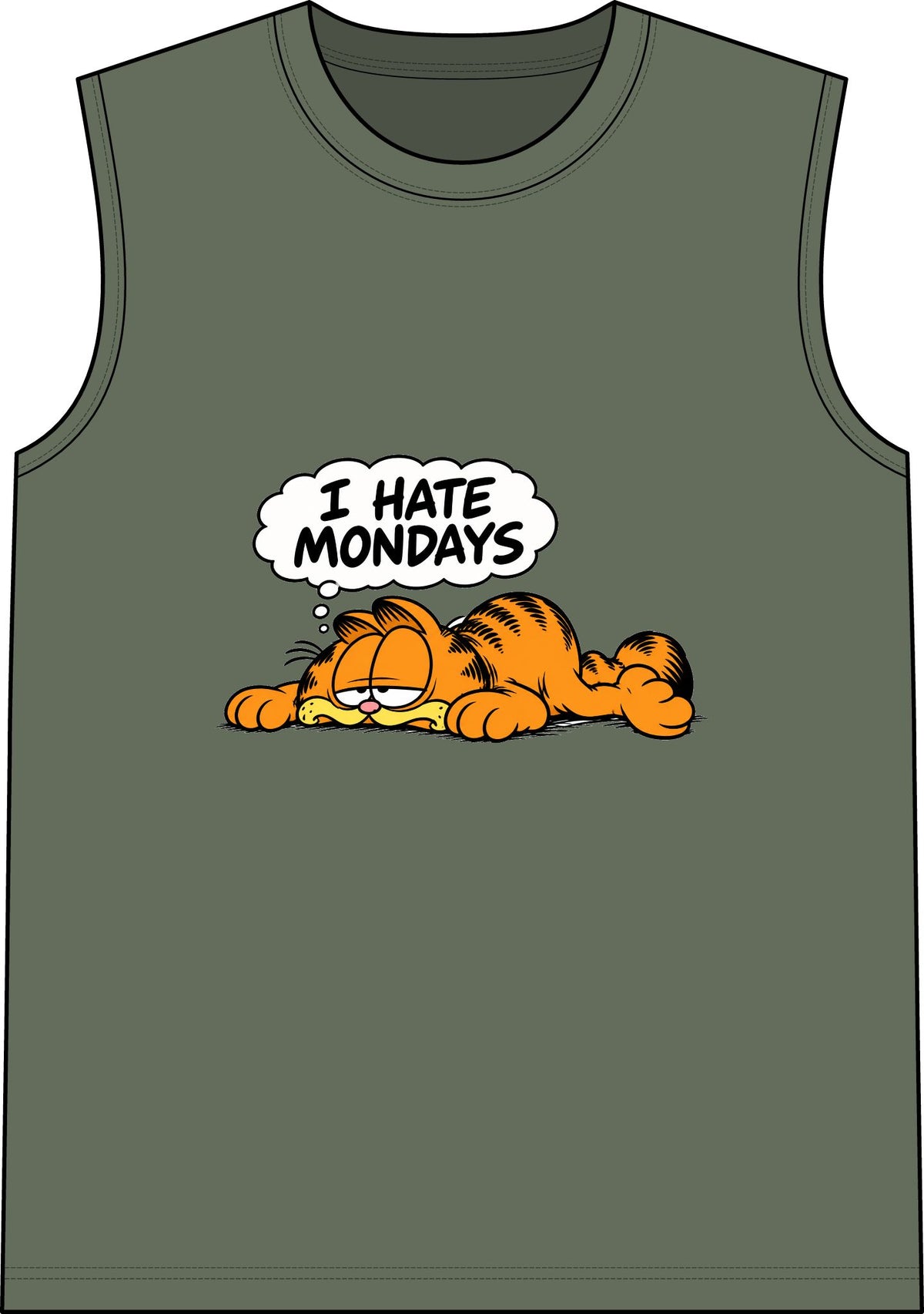 Monday Blues Garfield - Classic Tank