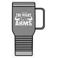 I Support the Right to Bare Arms - 20oz Insulated Mug