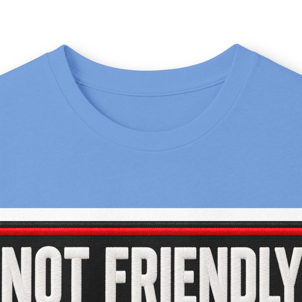 Not Friendly - Service Dog Patch - Unisex Ultra Cotton Long Sleeve Tee