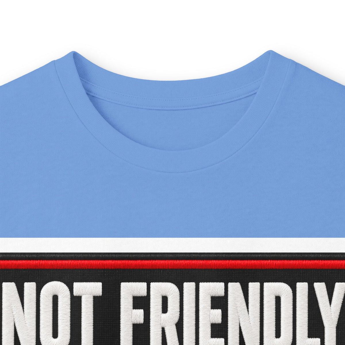 Not Friendly - Service Dog Patch - Unisex Ultra Cotton Long Sleeve Tee