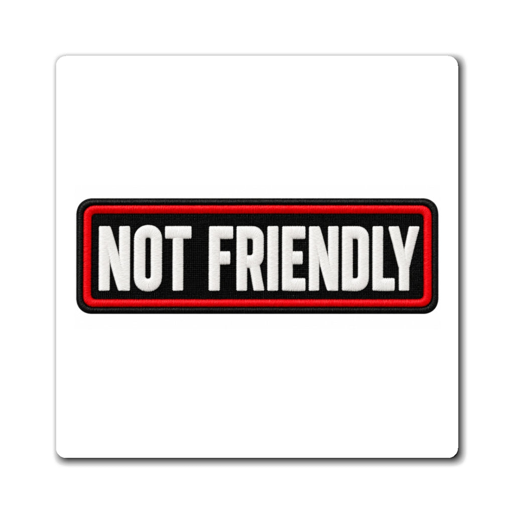 Not Friendly - Service Dog Patch - Magnet