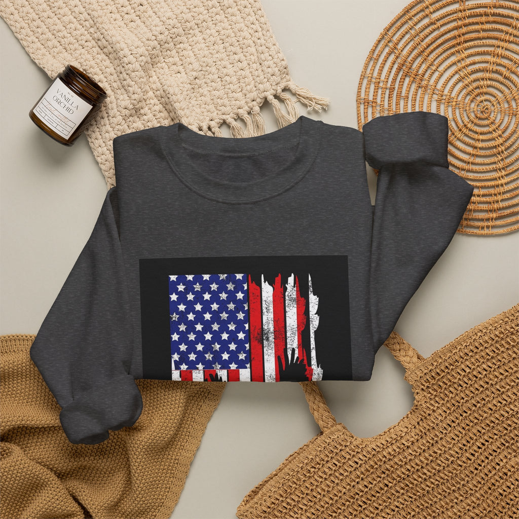Old Glory Eagle - Crewneck Sweatshirt