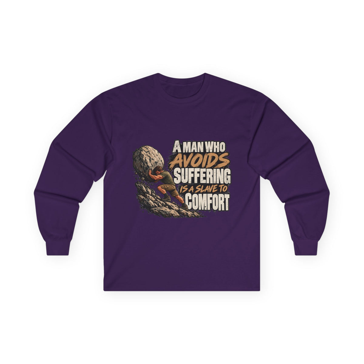 A Man Who Avoids Suffering - Unisex Ultra Cotton Long Sleeve Tee
