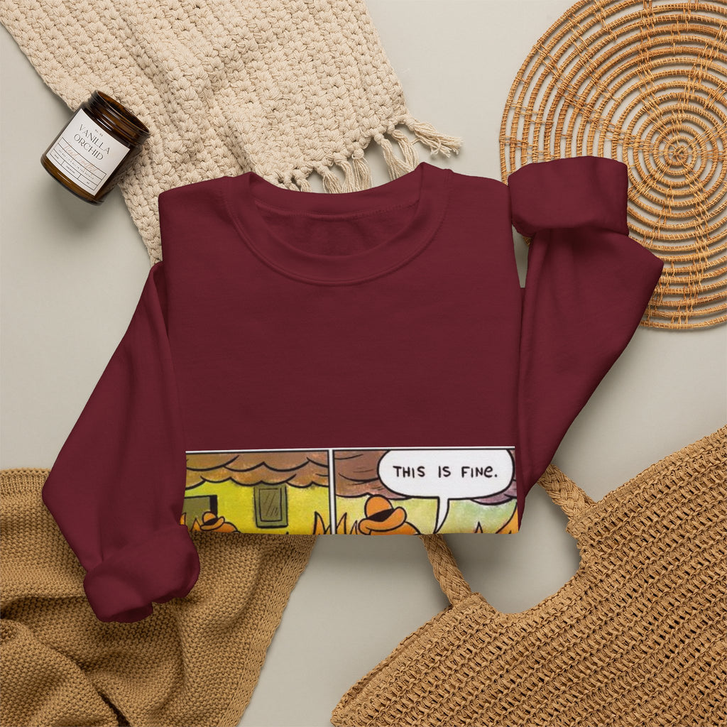 This Is Fine - Crewneck Sweatshirt