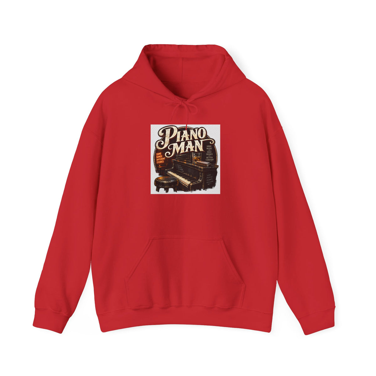 Piano Man Retro Bar - Hoodie