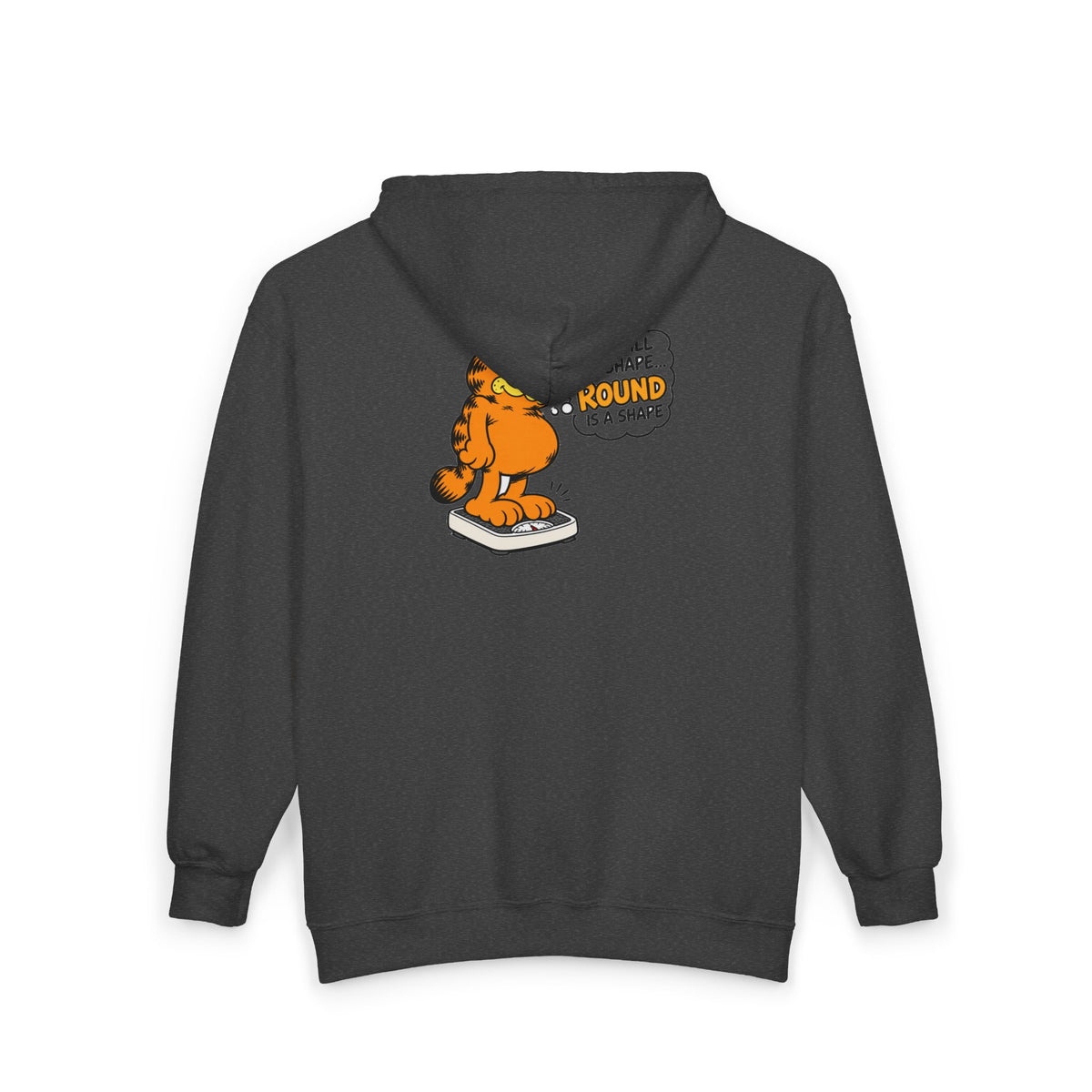 Round Shape Garfield - Full-Zip Hooded Sweatshirt