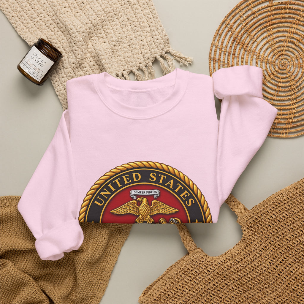 U.S. Marine Corps Emblem - Crewneck Sweatshirt