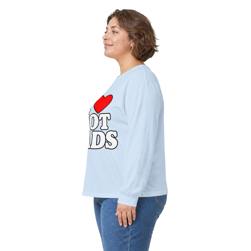 I Love Hot Dads - Unisex Ultra Cotton Long Sleeve Tee