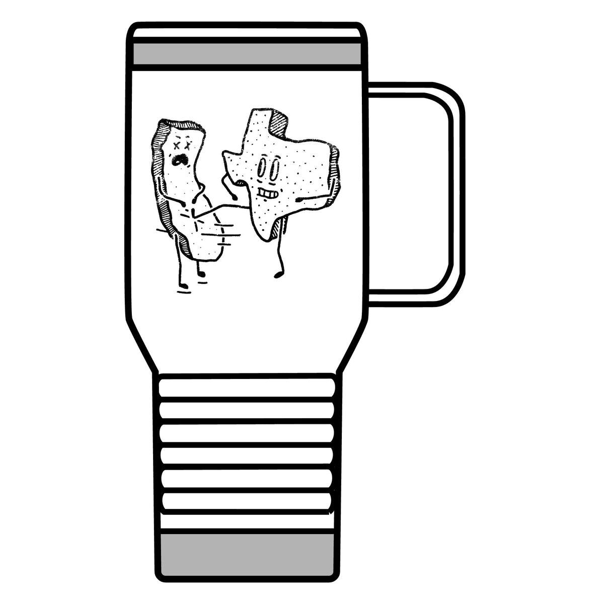 Texas v California - 20oz Insulated Mug