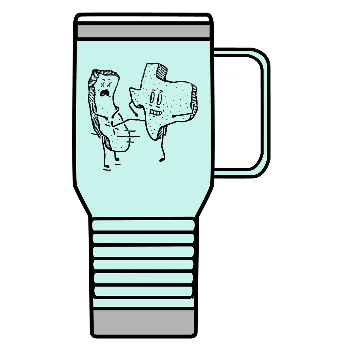 Texas v California - 20oz Insulated Mug