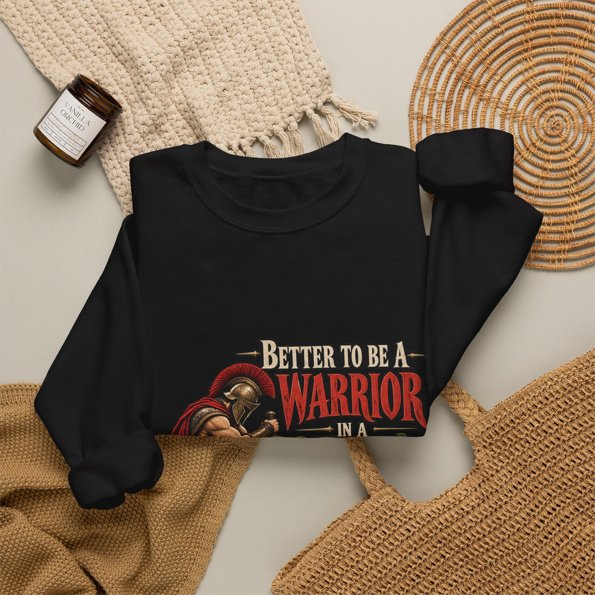Warrior In A Garden - Crewneck Sweatshirt