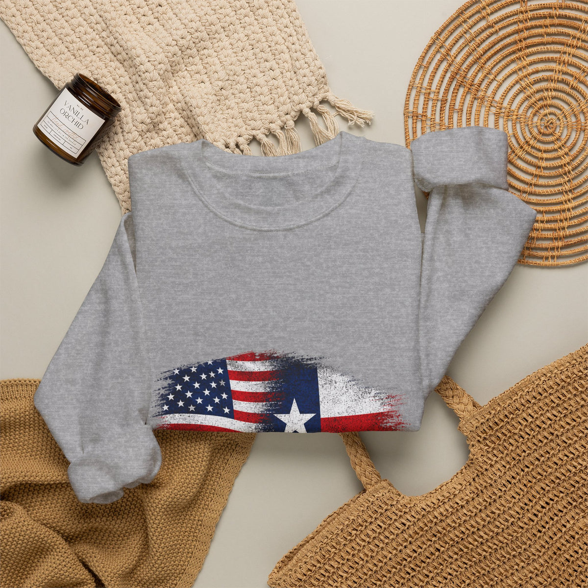 American by Birth, Texan by Choice - Crewneck Sweatshirt