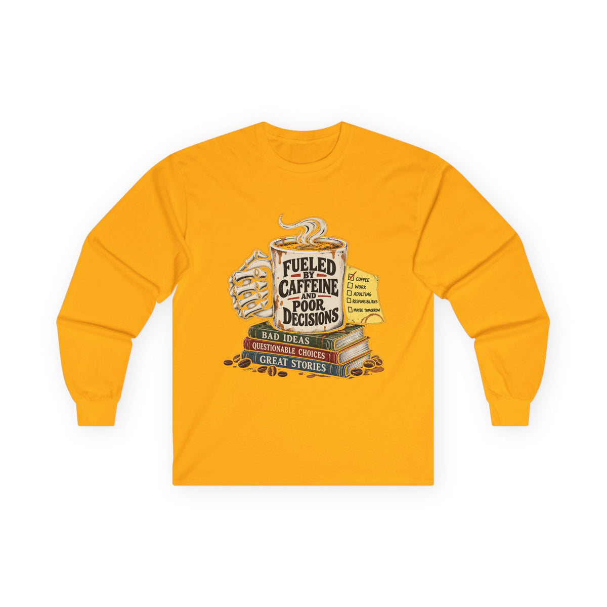Fueled by Caffeine - Unisex Ultra Cotton Long Sleeve Tee