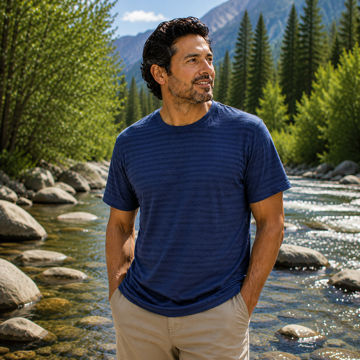 Men's Lightweight Hemp T-Shirt, Order #: TSHRT-M